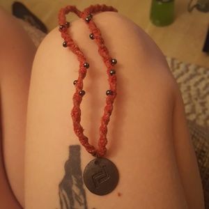 Harvest rune hemp necklace